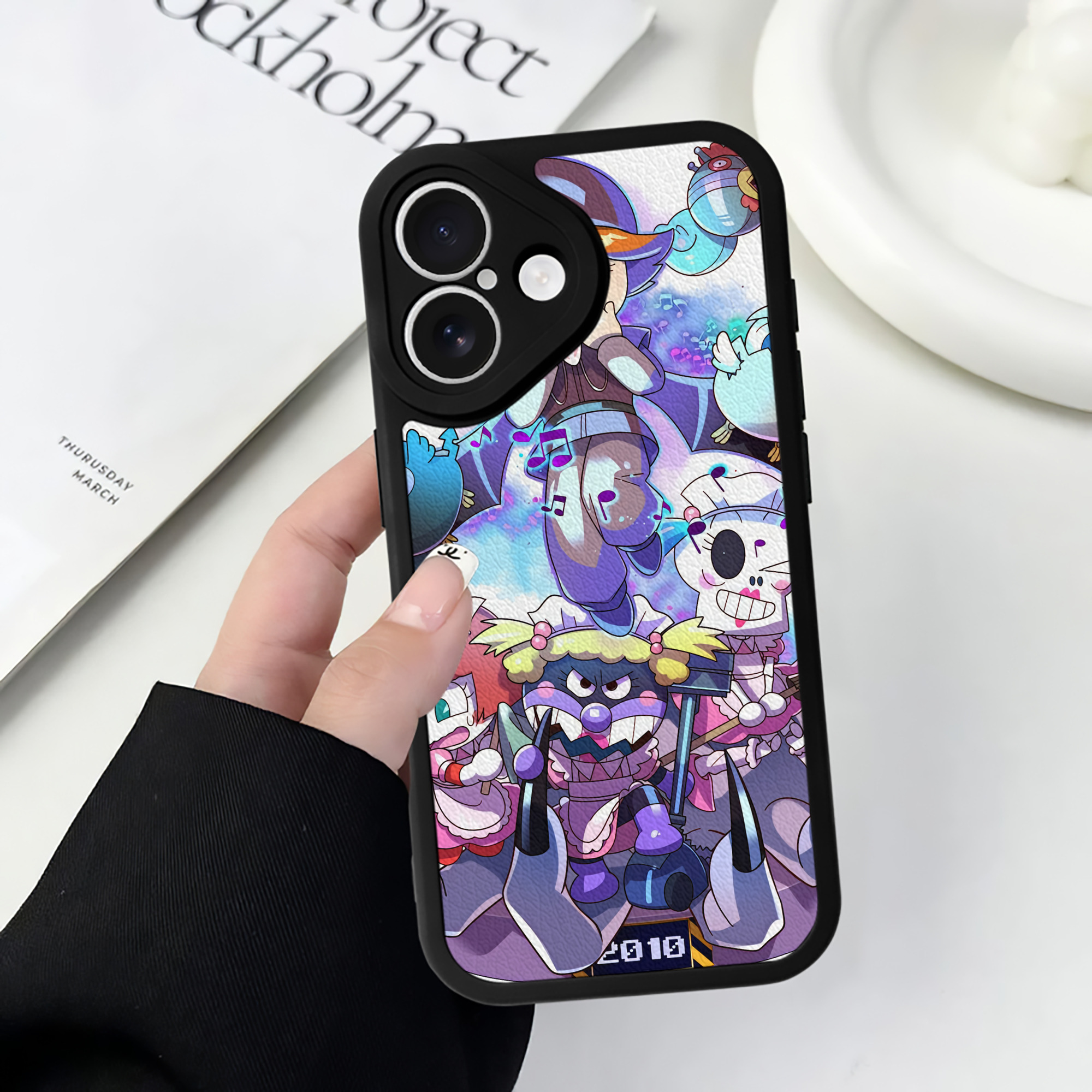 （画像用） アンパンマン Anpanman 【iPhone 16シリーズ対応】シリコンスマホケース（レザー調） 材質：シリコン